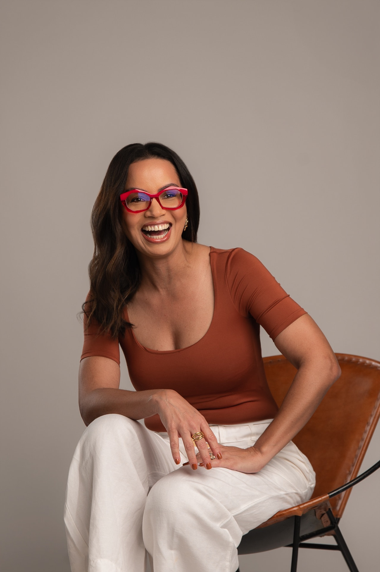 Retrato da Dra. Anna Cavàlchante sorrindo